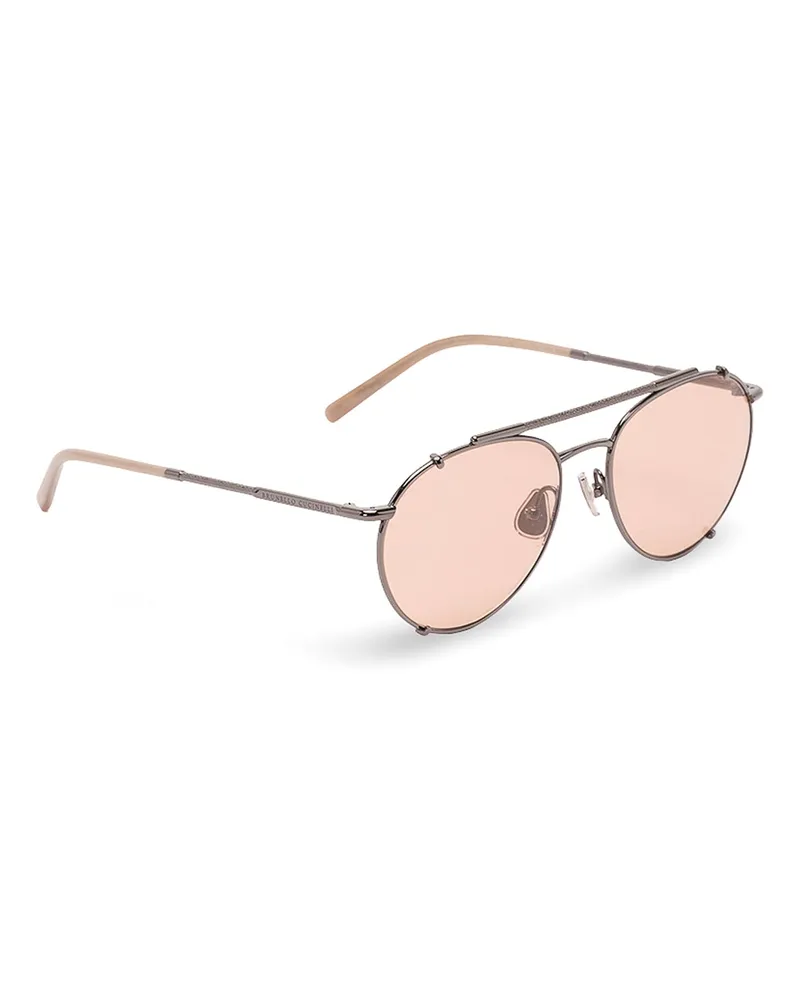 Brunello Cucinelli Sonnenbrille - Dunkelgrau Dunkelgrau
