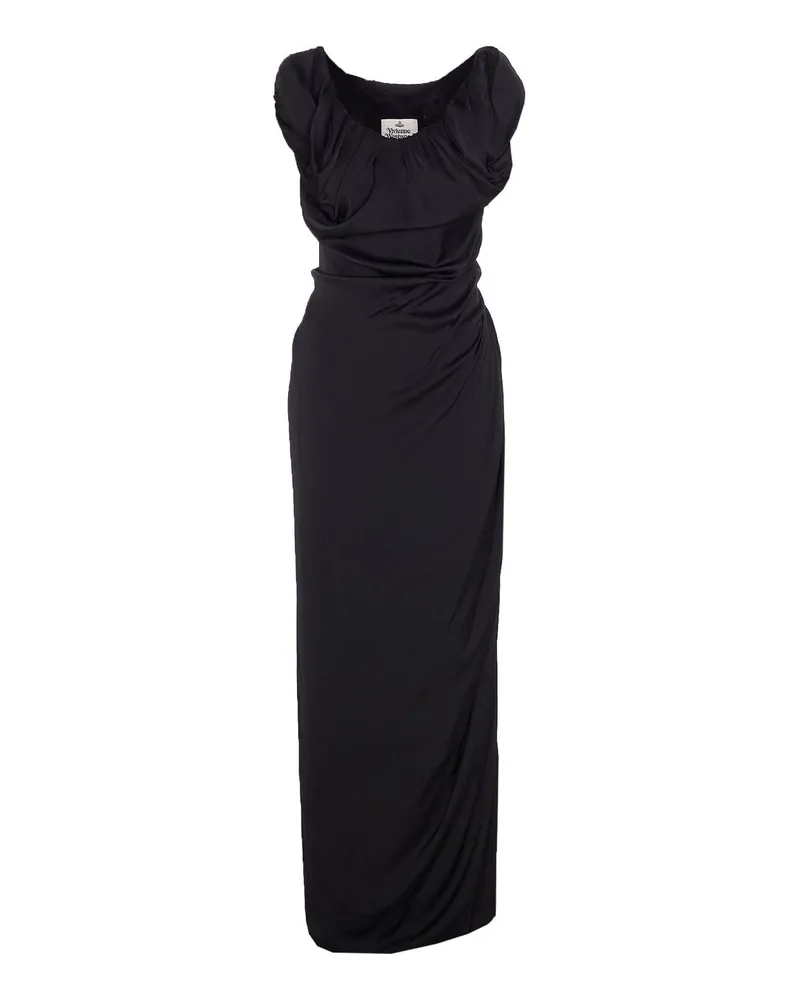 Vivienne Westwood Maxikleid - Schwarz Schwarz