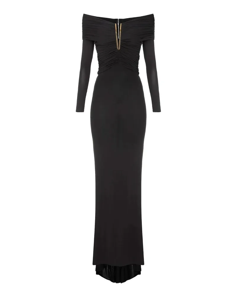 Elisabetta Franchi Abendkleid - Schwarz Schwarz
