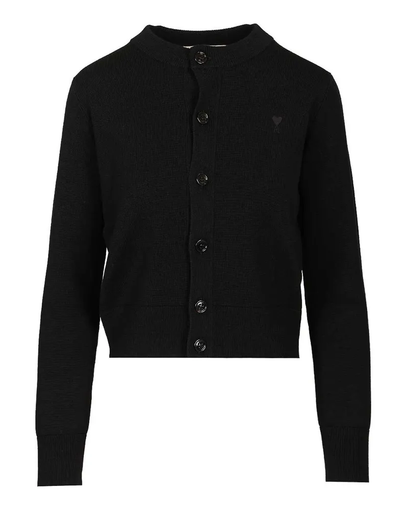 AMI Paris Cardigan - Schwarz Schwarz