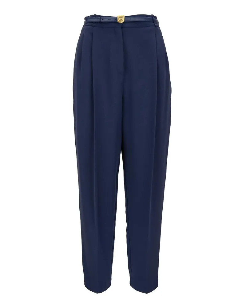 Elisabetta Franchi Casual Hose - Dunkelblau Dunkelblau