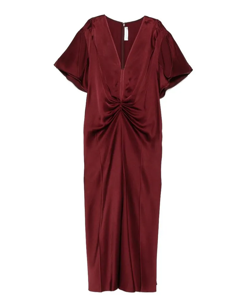 Victoria Beckham Knielanges Kleid - Rot Rot