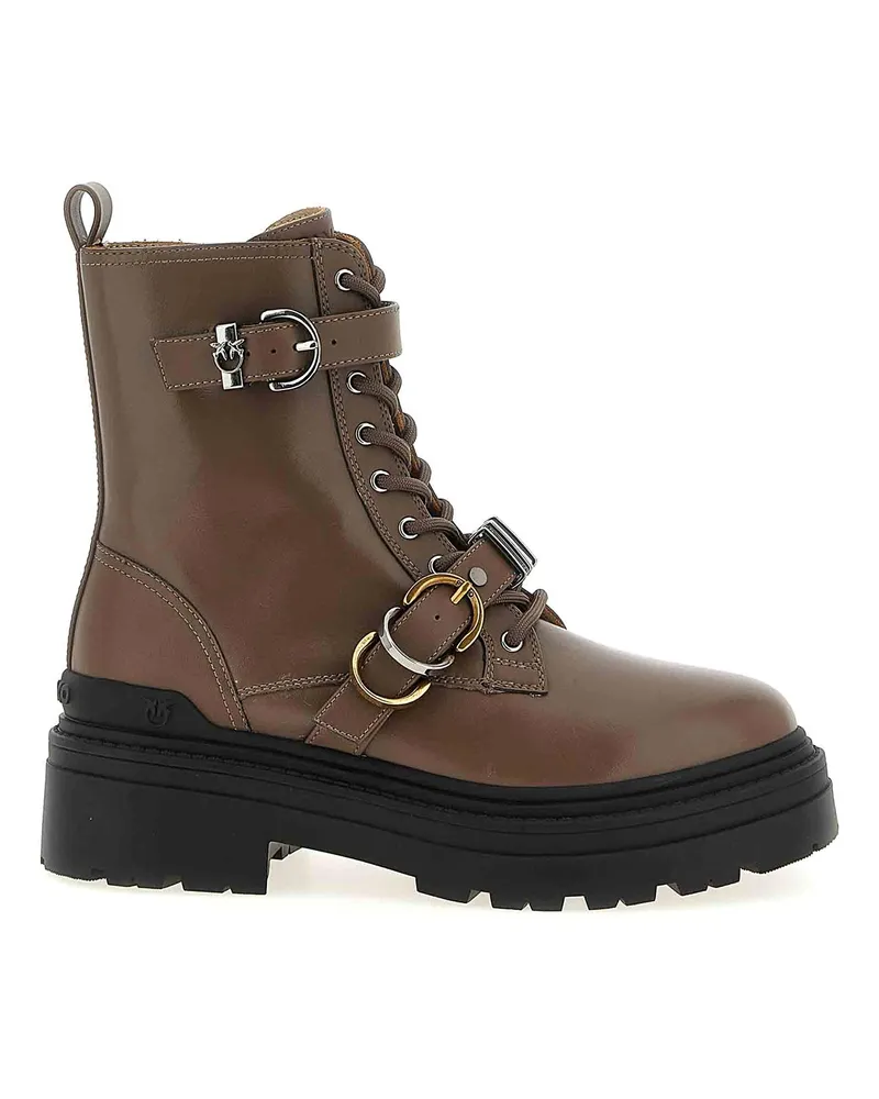 Pinko Stiefeletten - Beige Beige