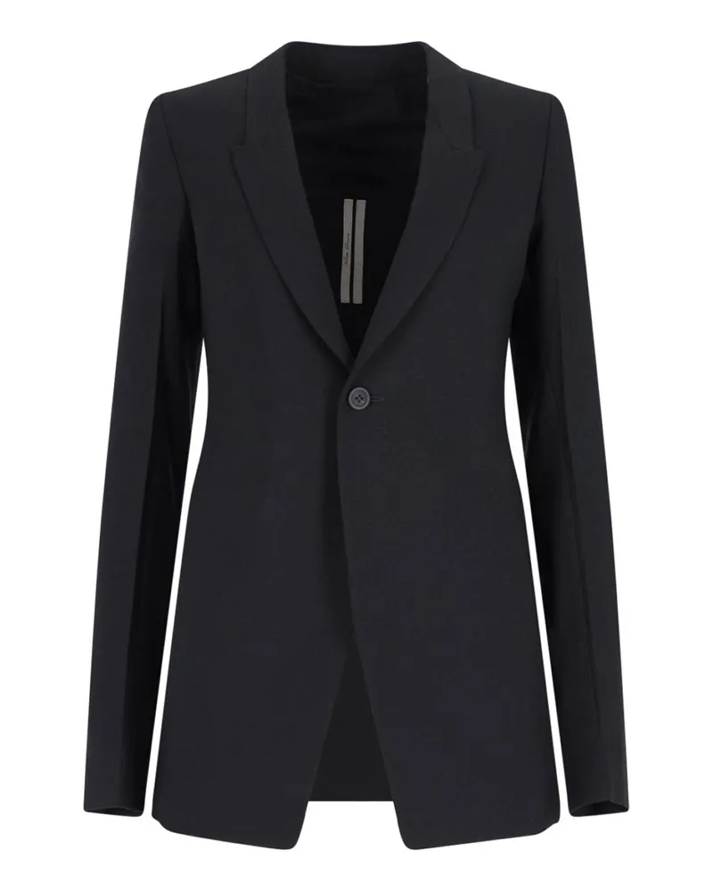 Rick Owens Blazer - Schwarz Schwarz
