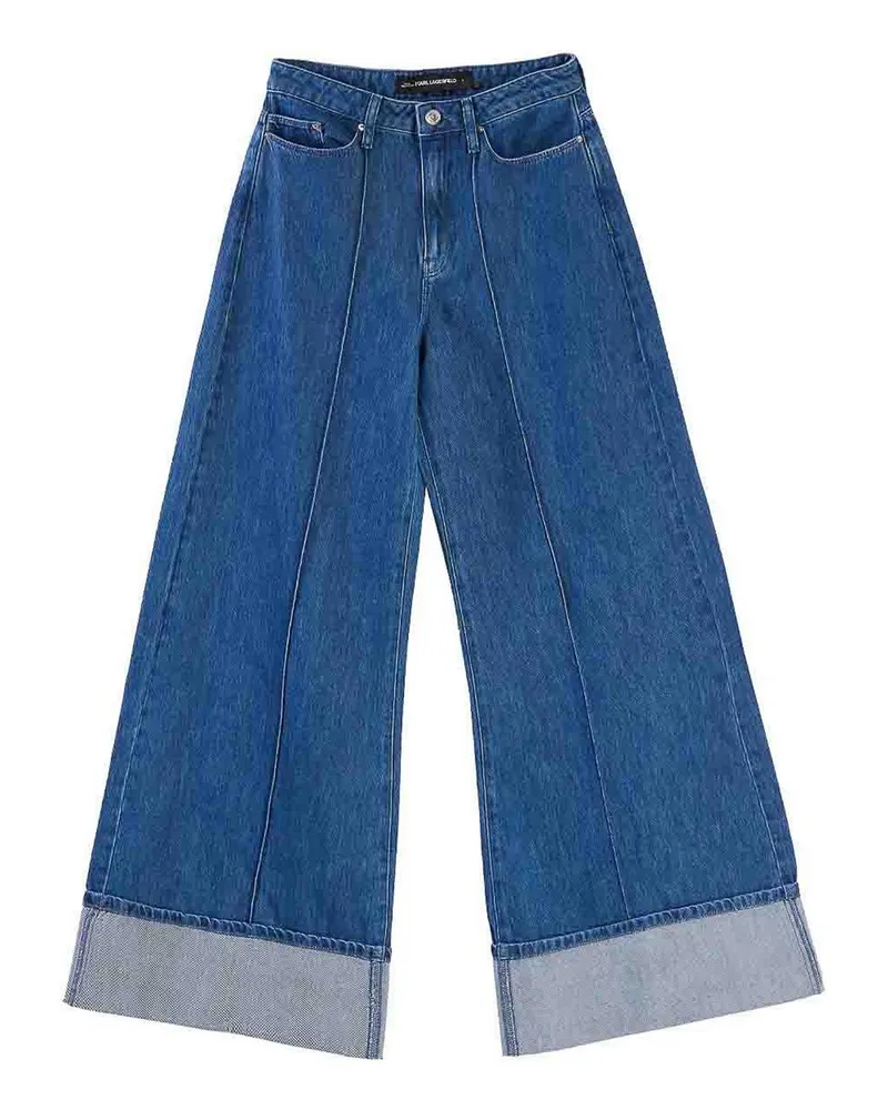 Karl Lagerfeld Straight Leg Jeans - Blau Blau