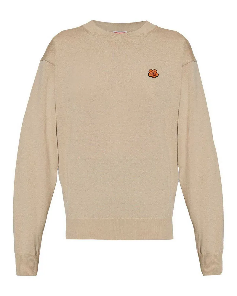 Kenzo Rundhalspullover - Beige Beige