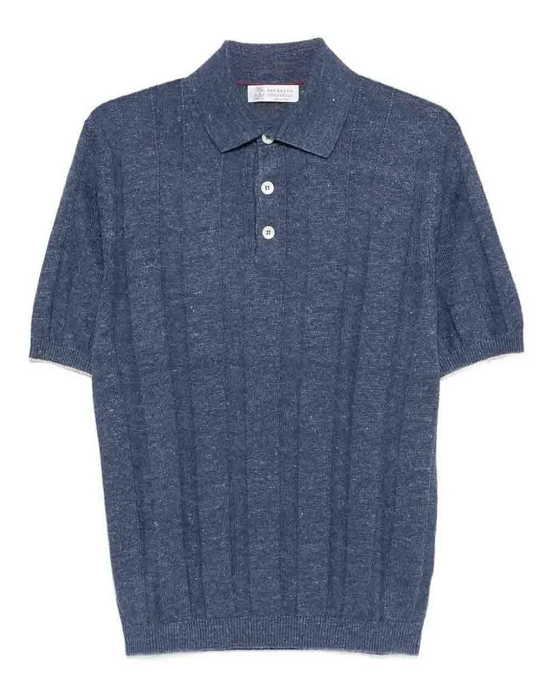 Brunello Cucinelli Poloshirt - Denim Denim