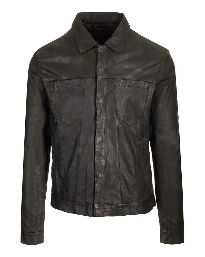 Giorgio Brato Casualjacke - Schwarz Schwarz