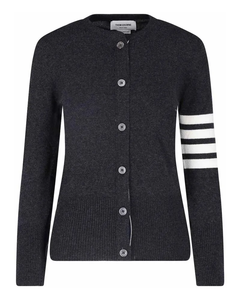 Thom Browne Cardigan - Grau Grau