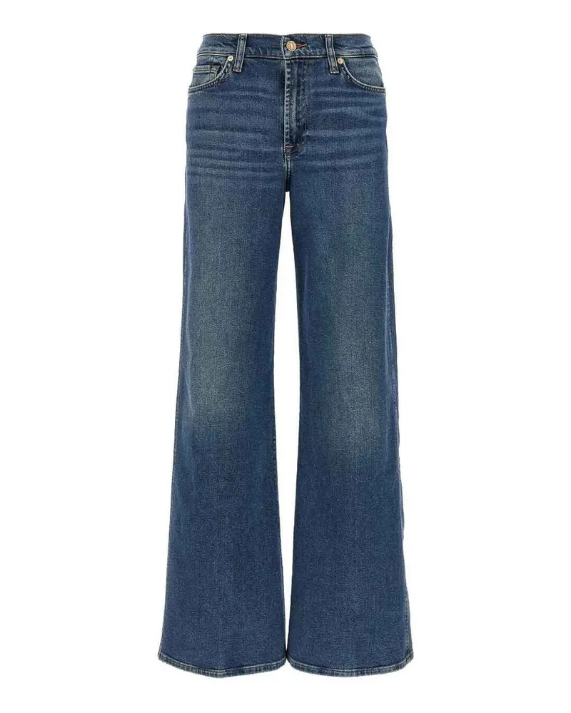 7 for all mankind Straight Leg Jeans - Dunkelblau Dunkelblau