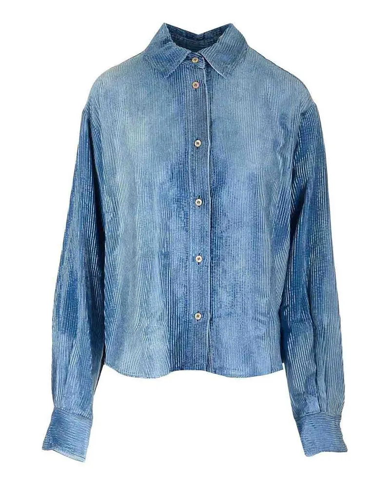 forte_forte Hemd - Blau Blau