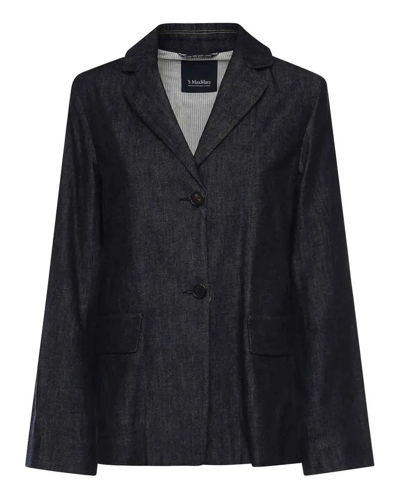 Max Mara Jeansjacke - Dunkelblau Dunkelblau