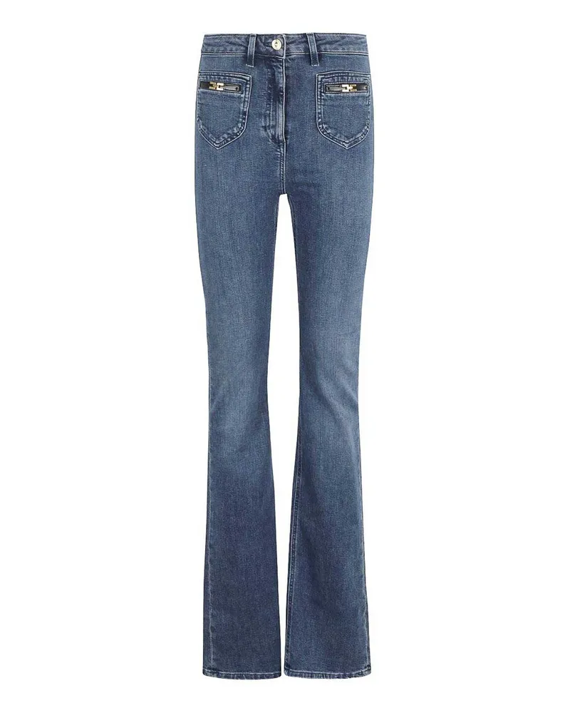 Elisabetta Franchi Bootcut Jeans - Blau Blau