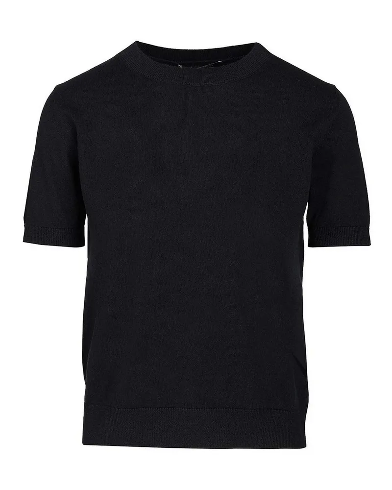 Max Mara Rundhalspullover - Blau Blau