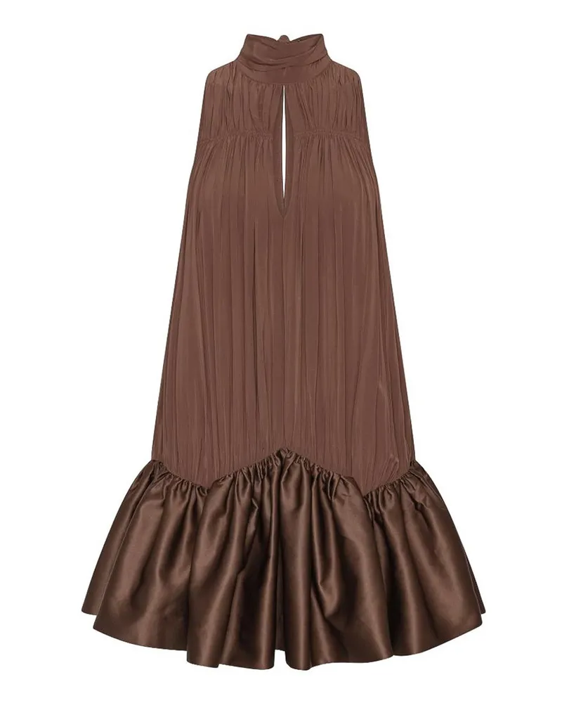 ROTATE Birger Christensen Kurzes Kleid - Braun Braun