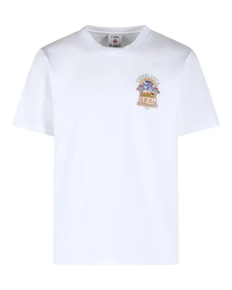 Casablanca Paris T-Shirt - Weiß Weiß