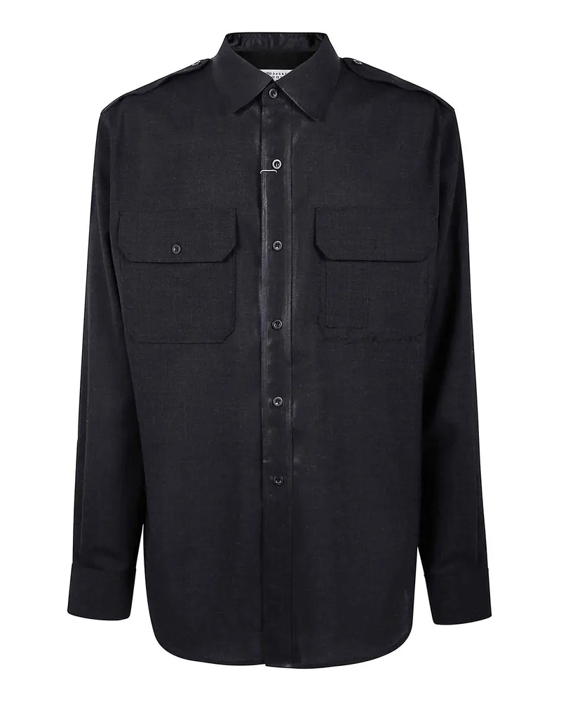 Maison Margiela Hemd - Grau Grau