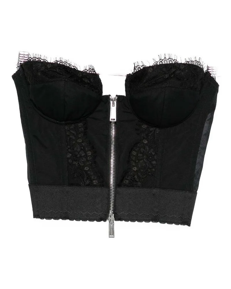 Dsquared2 Top - Schwarz Schwarz