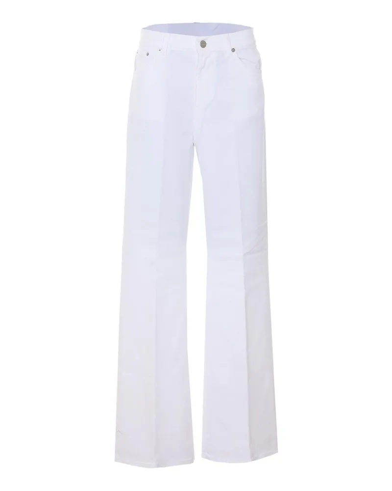 Dondup Straight Leg Jeans - Weiß Weiß