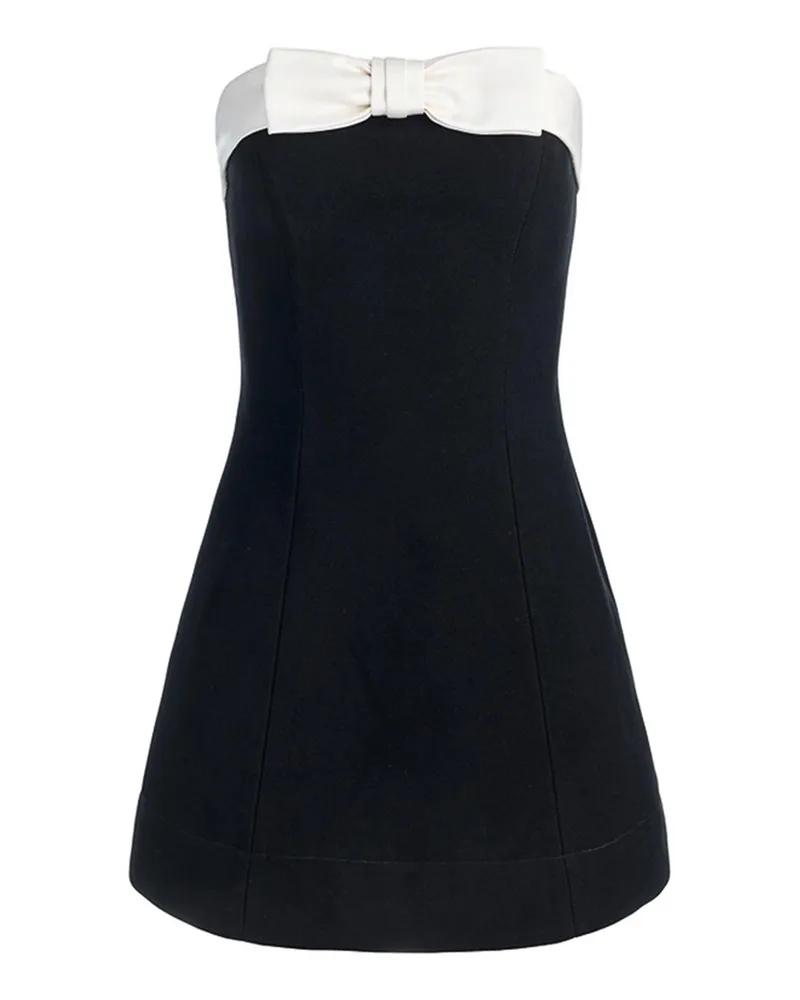 Alice + Olivia Kurzes Kleid - Schwarz Schwarz