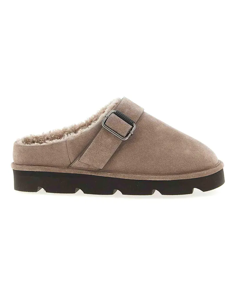 Brunello Cucinelli Mules - Beige Beige