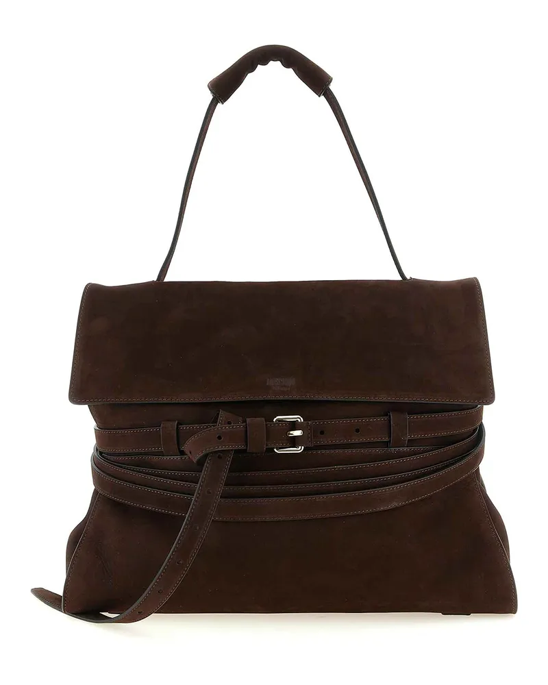 Moschino Schultertasche - Braun Braun