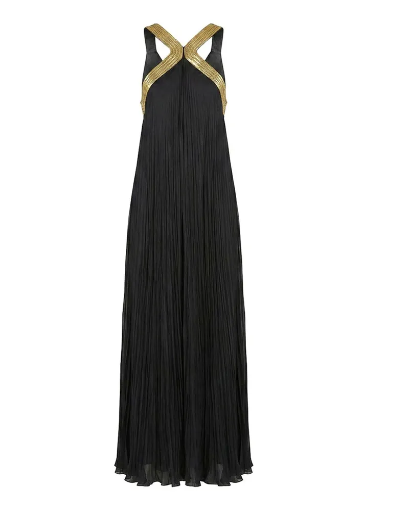 Alberta Ferretti Knielanges Kleid - Schwarz Schwarz