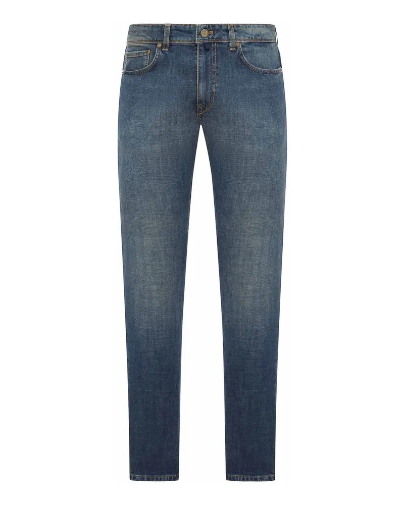 Incotex Straight Leg Jeans - Blau Blau