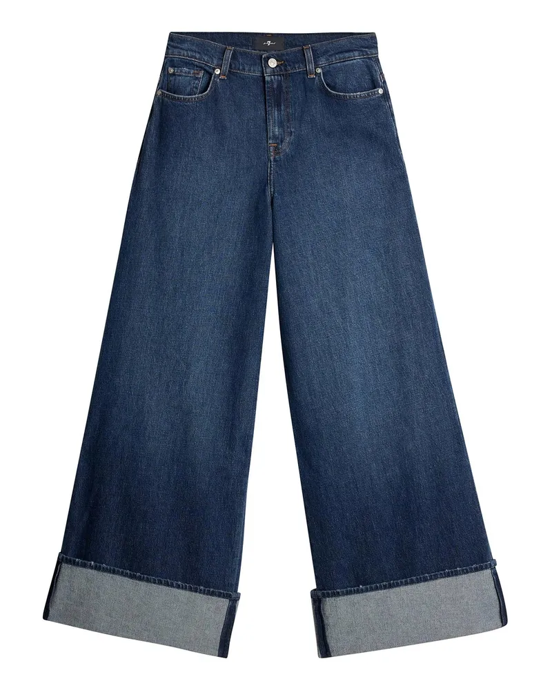7 for all mankind Straight Leg Jeans - Blau Blau