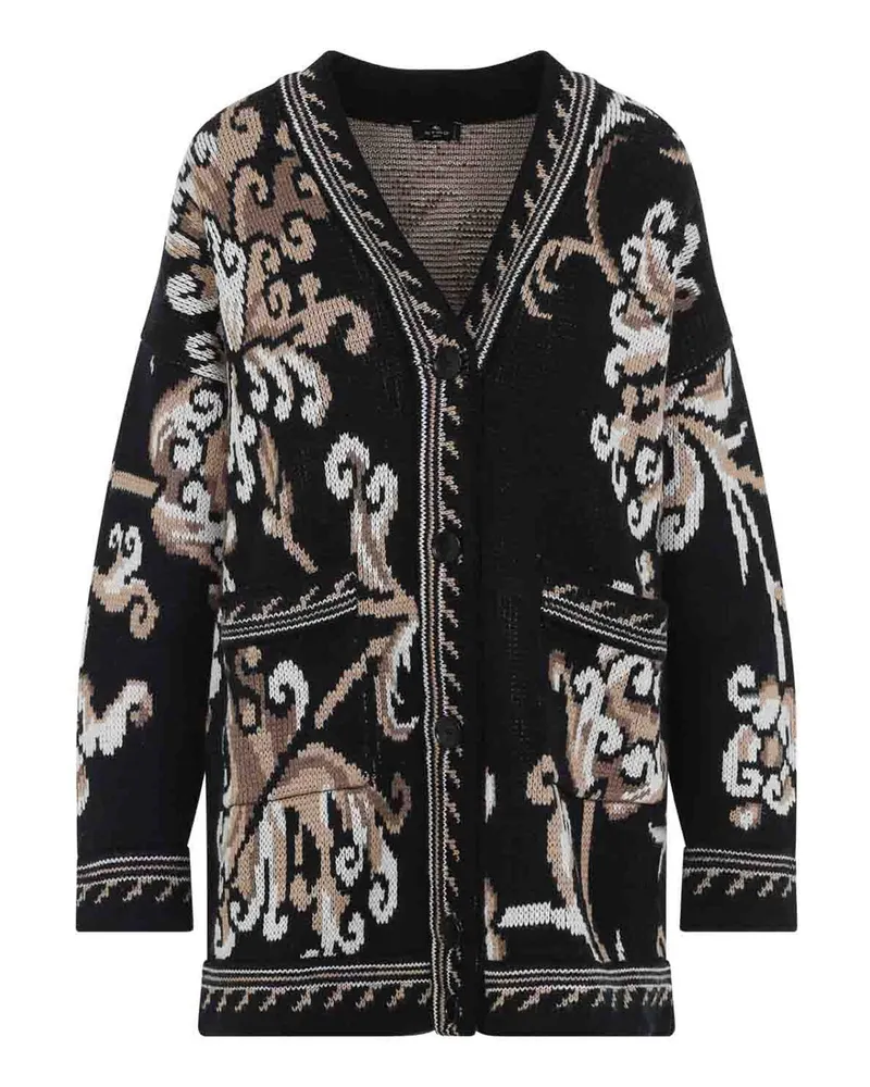 Etro Cardigan - Schwarz Schwarz