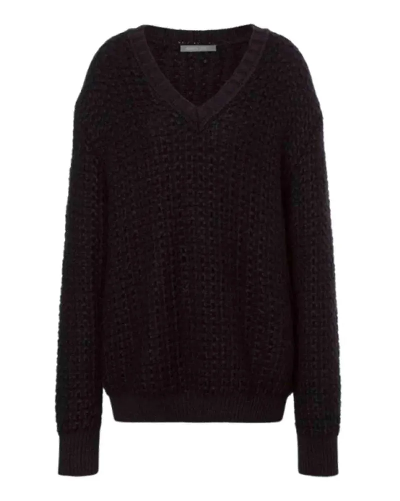 Alberta Ferretti U-Boot-Pullover - Schwarz Schwarz