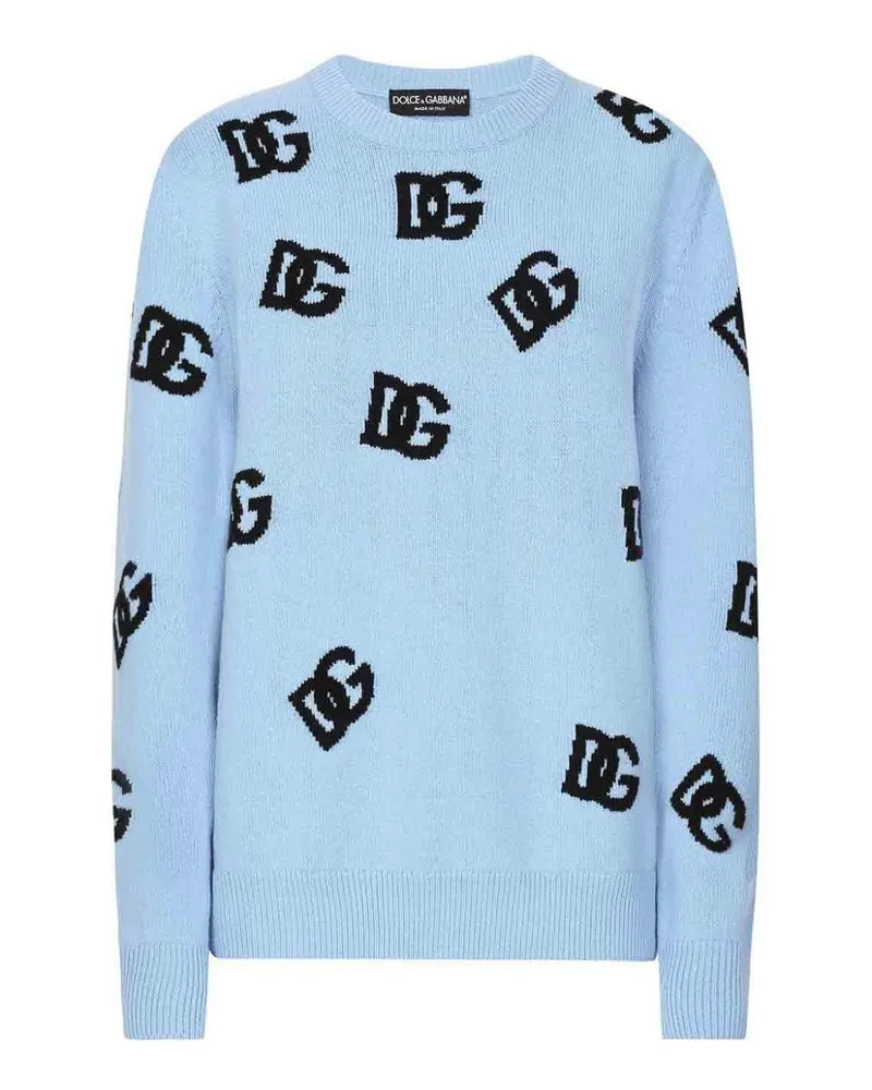 Dolce & Gabbana Rundhalspullover - Blau Blau