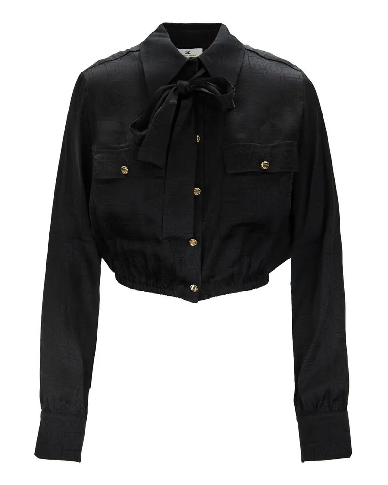 Elisabetta Franchi Hemd - Schwarz Schwarz