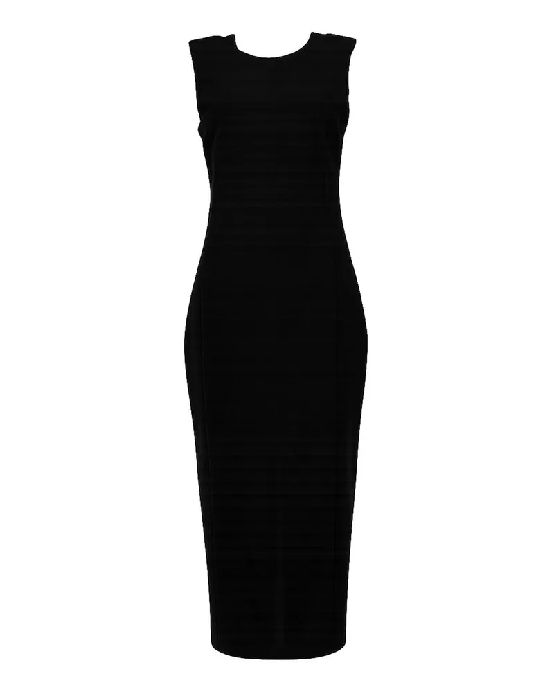 Pinko Knielanges Kleid - Schwarz Schwarz