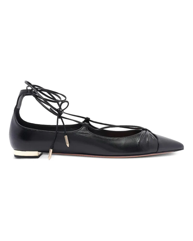 Aquazzura Ballerinas - Schwarz Schwarz