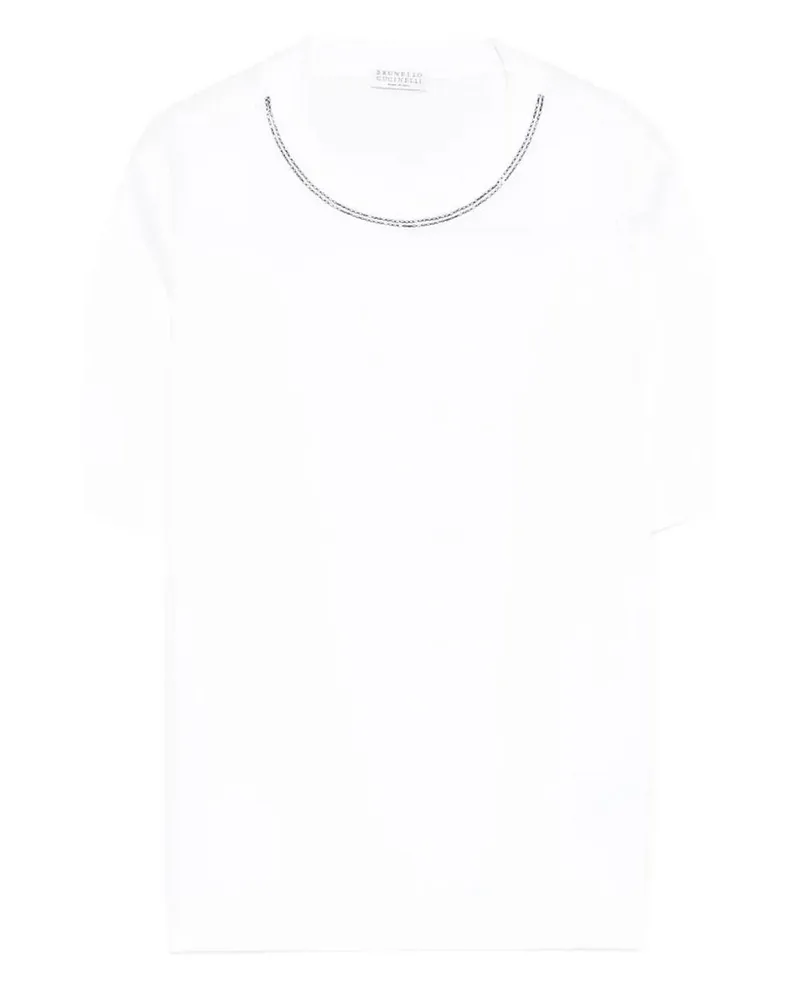 Brunello Cucinelli T-Shirt - Weiß Weiß
