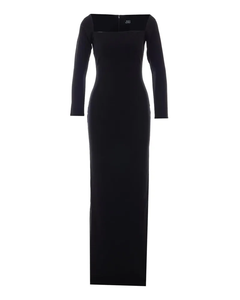 Solace London Maxikleid - Schwarz Schwarz