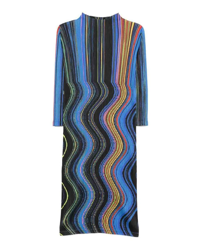 Issey Miyake Knielanges Kleid - Schwarz Schwarz
