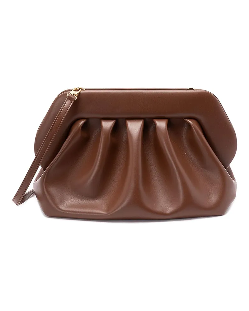 THEMOIRÈ Clutch - Braun Braun