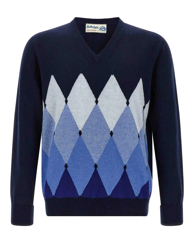 Ballantyne Cardigan - Blau Blau