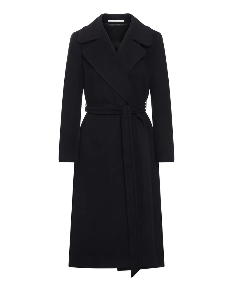 Tagliatore Langer Mantel - Schwarz Schwarz
