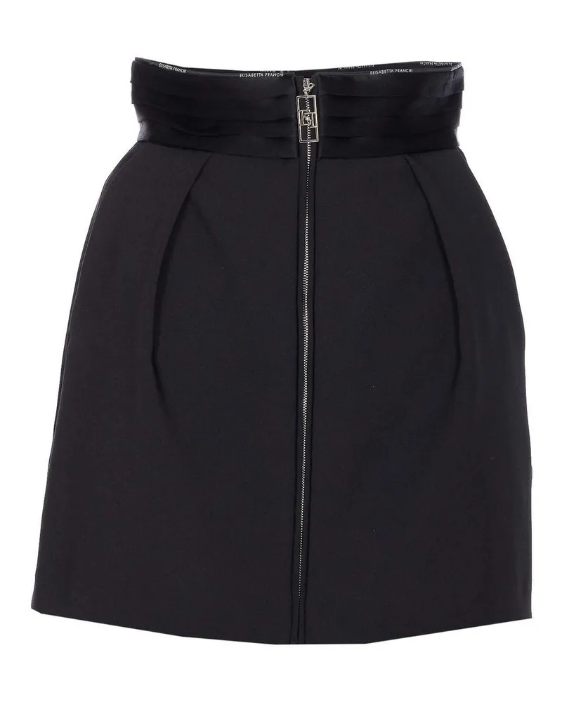 Elisabetta Franchi Minirock - Schwarz Schwarz
