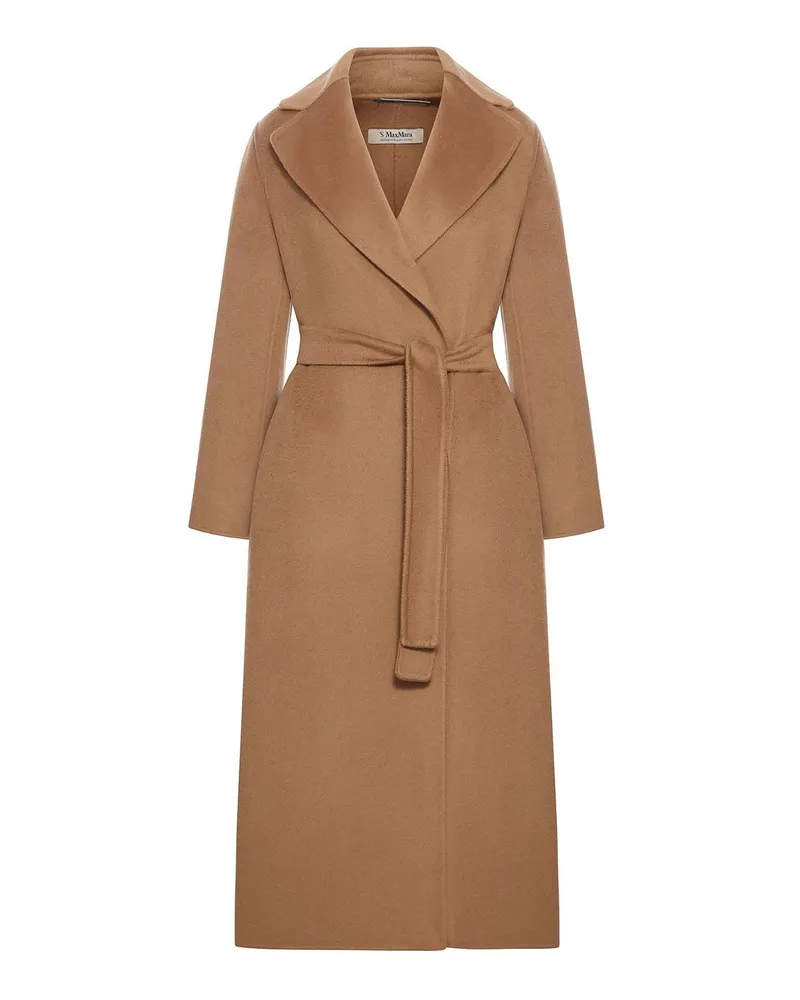 Max Mara Langer Mantel - Nude Nude