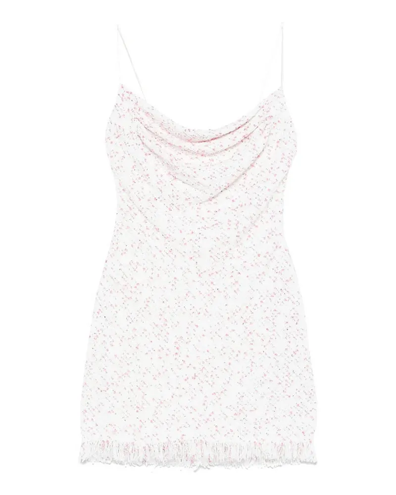 Balmain Knielanges Kleid - Weiß Weiß
