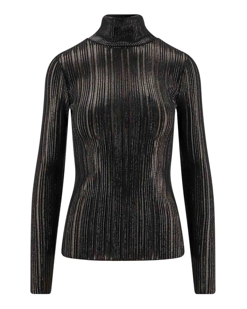 Elisabetta Franchi U-Boot-Pullover - Schwarz Schwarz