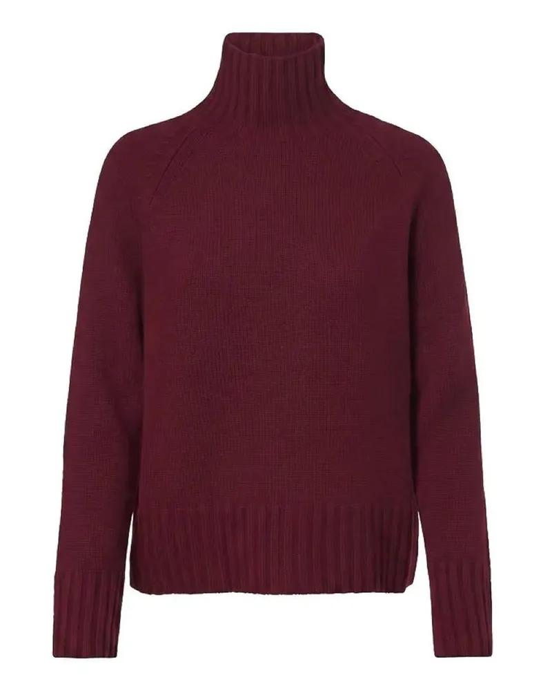 Max Mara Rundhalspullover - Dunkelrot Dunkelrot