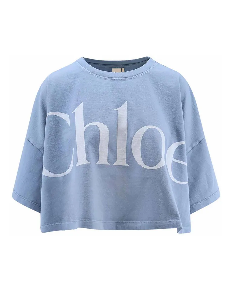 Chloé T-Shirt - Blau Blau