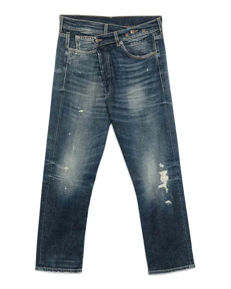 R13 Straight Leg Jeans - Blau Blau