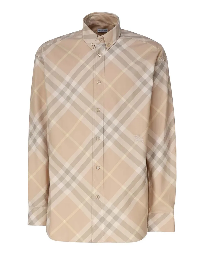 Burberry Hemd - Schwarz Beige