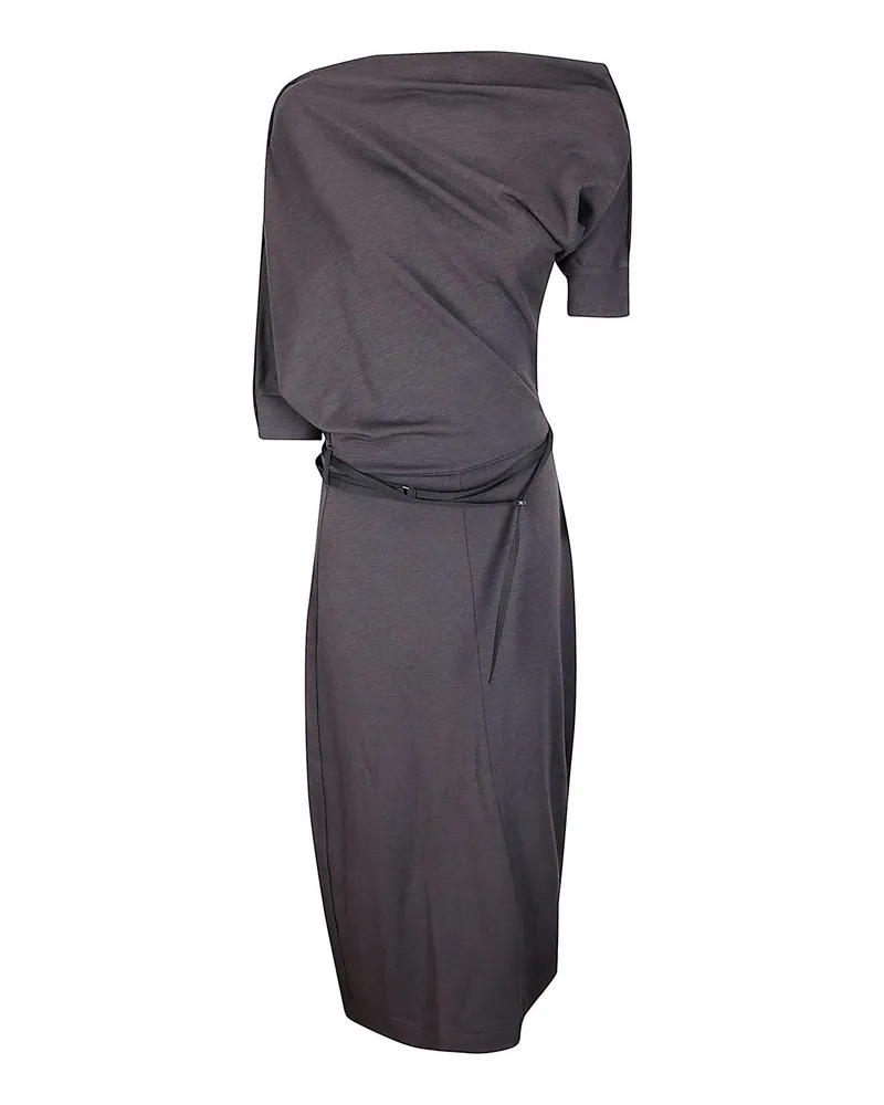 Christophe Lemaire Abendkleid - Dunkelgrau Dunkelgrau